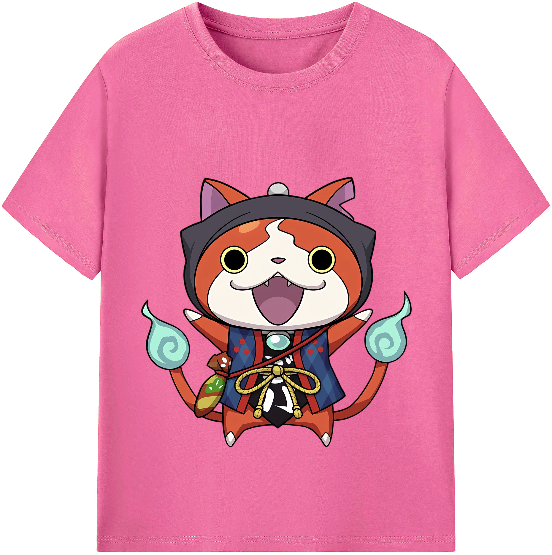 （画像用） 妖怪ウォッチ Yo-kai Watch レディースカジュアルプリントTシャツ（綿100％）